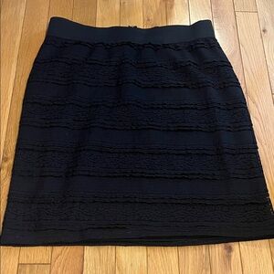 Reitmans black lace midi skirt